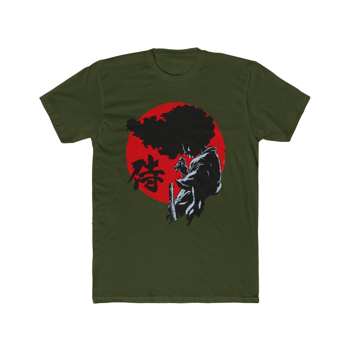 Afro Samurai Shirt, Anime Shirt, graphic Tee - Artsholic - Fan Art Merch - alternate angle 4, merchandise